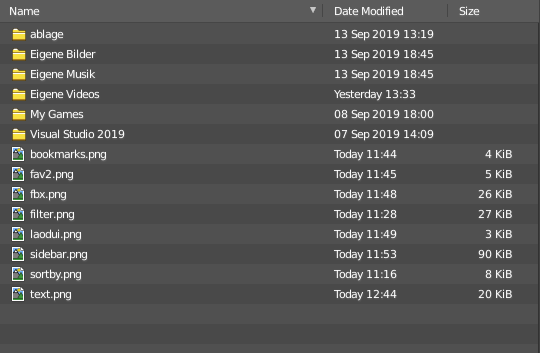 File dialog