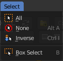 Select menu