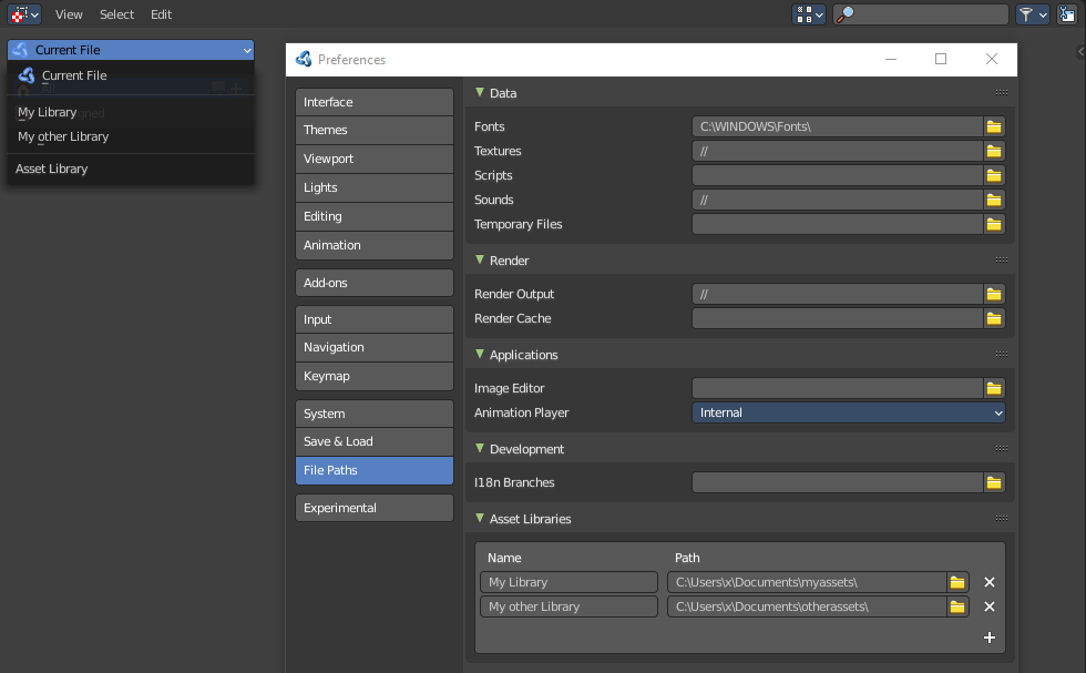 Asset Library