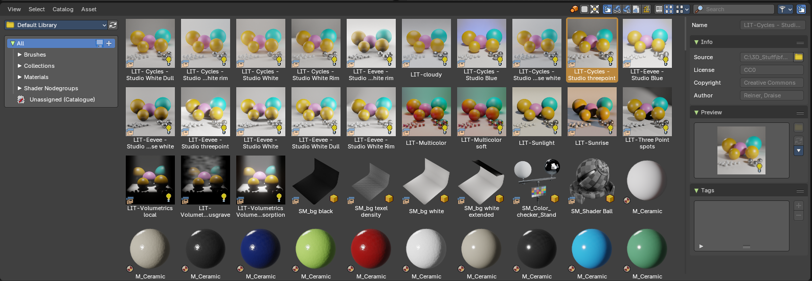 Asset Browser