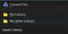 Asset Library chooser