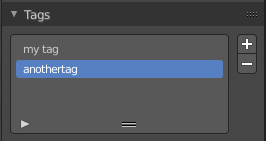 Tags Panel