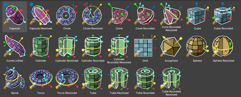Primitives