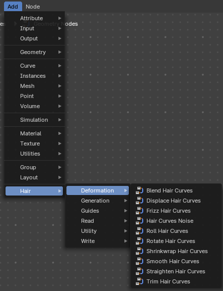 The Asset Browser Library and Modifier assets
