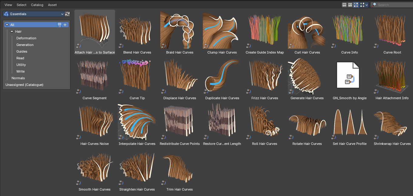 Essentials Asset Library