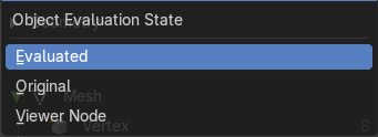 Object Evaluation State