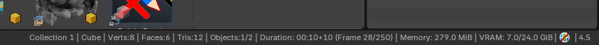 Status Bar subpanel