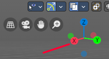 3D Viewport Axis