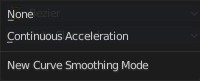 Default Smoothing Mode