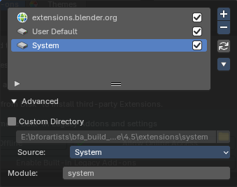 Advanced Subpanel