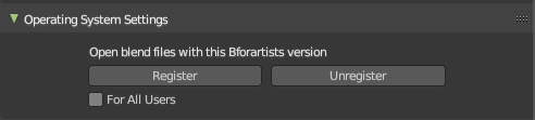 Operating System Settings