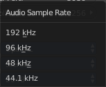 Sample Rate