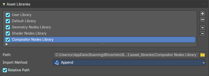 Asset Libraries