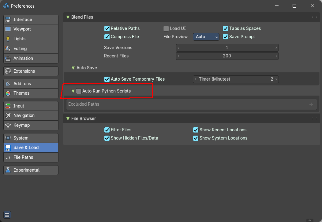 Controlling Script Execution