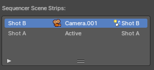 Sequencer Scene Strips List
