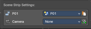 Scene Strip Settings