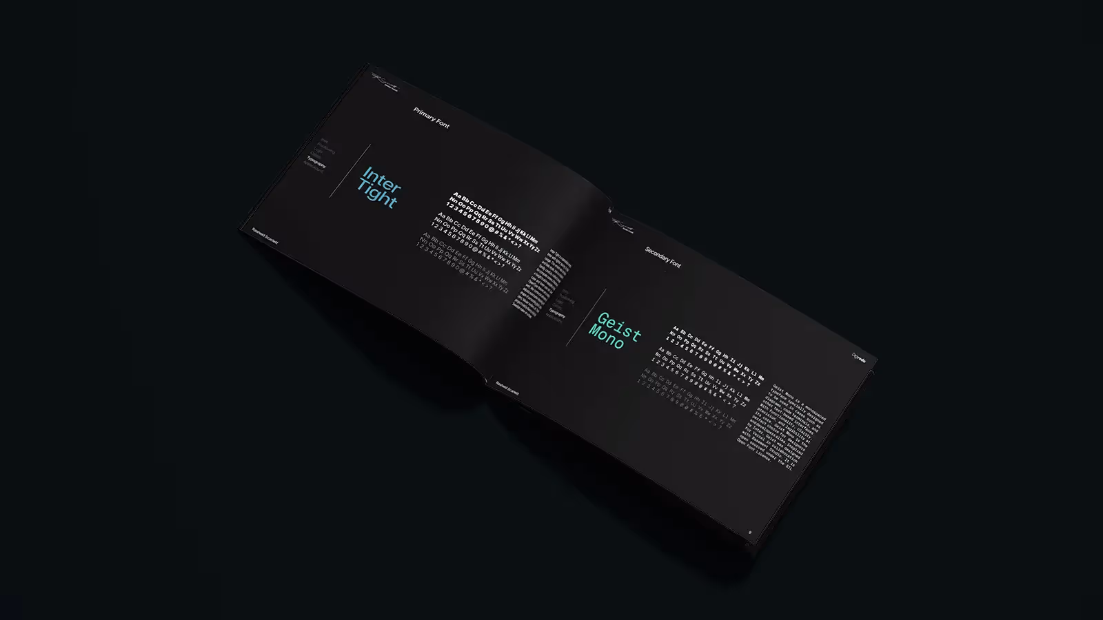 Mockup of Rasheid Scarlett's brandbook