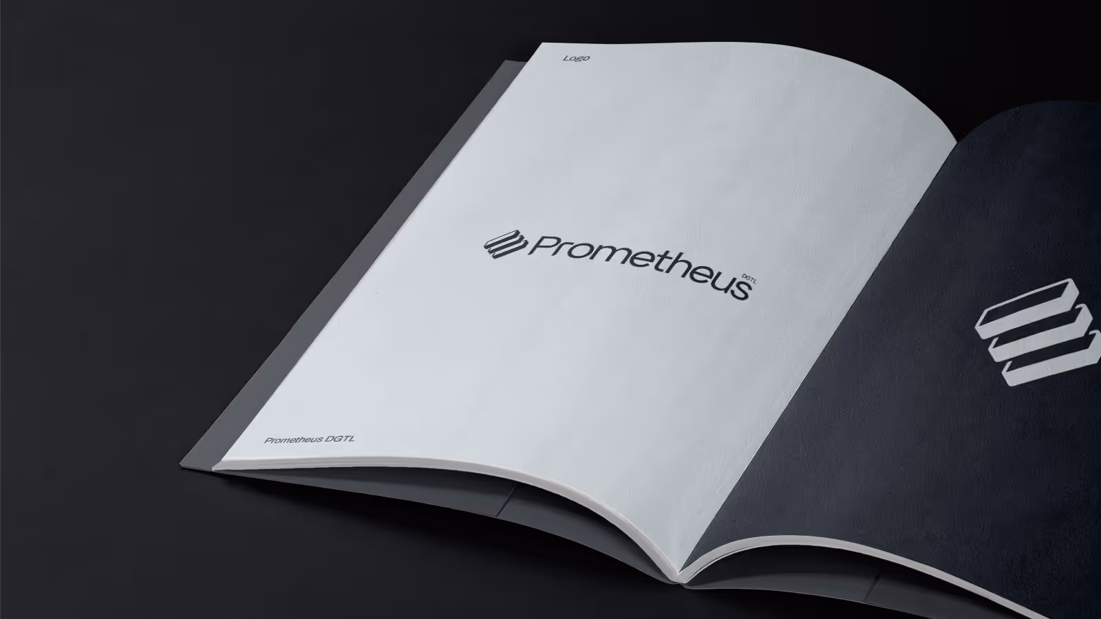 Mockup of Prometheus DGTL's brandbook