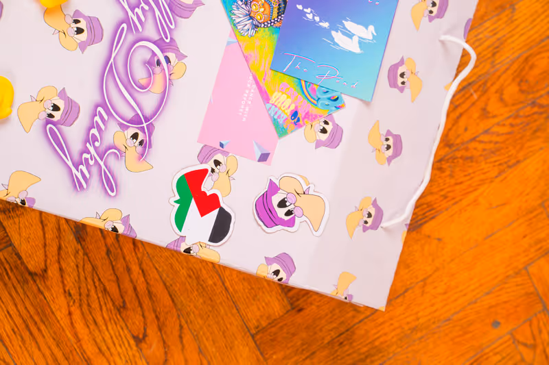 Photo of Designed by Ducky stickers