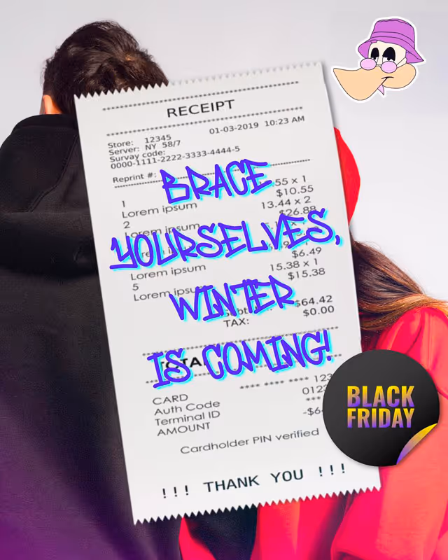 Social media post created for Designed by Ducky