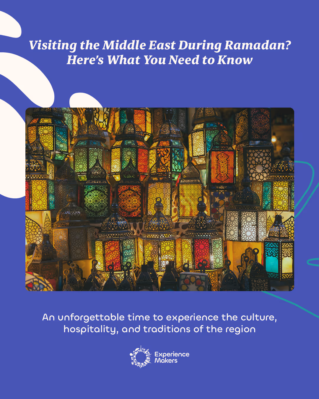 Social media post created for Experience Makers Tourism