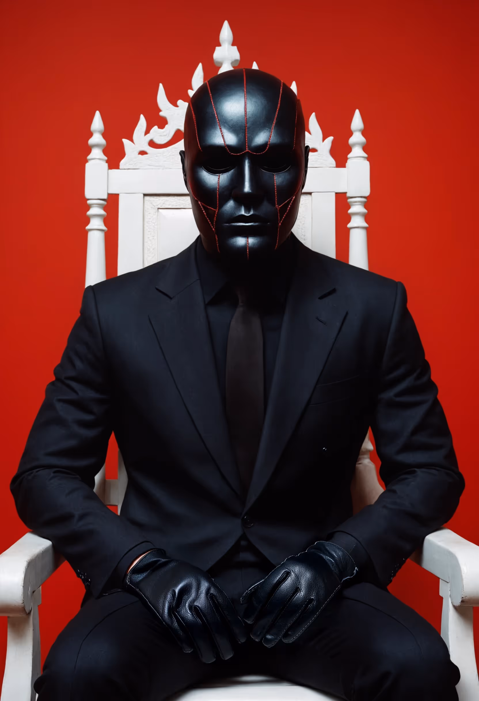 Photo of AI model Strategieoscure on a chair