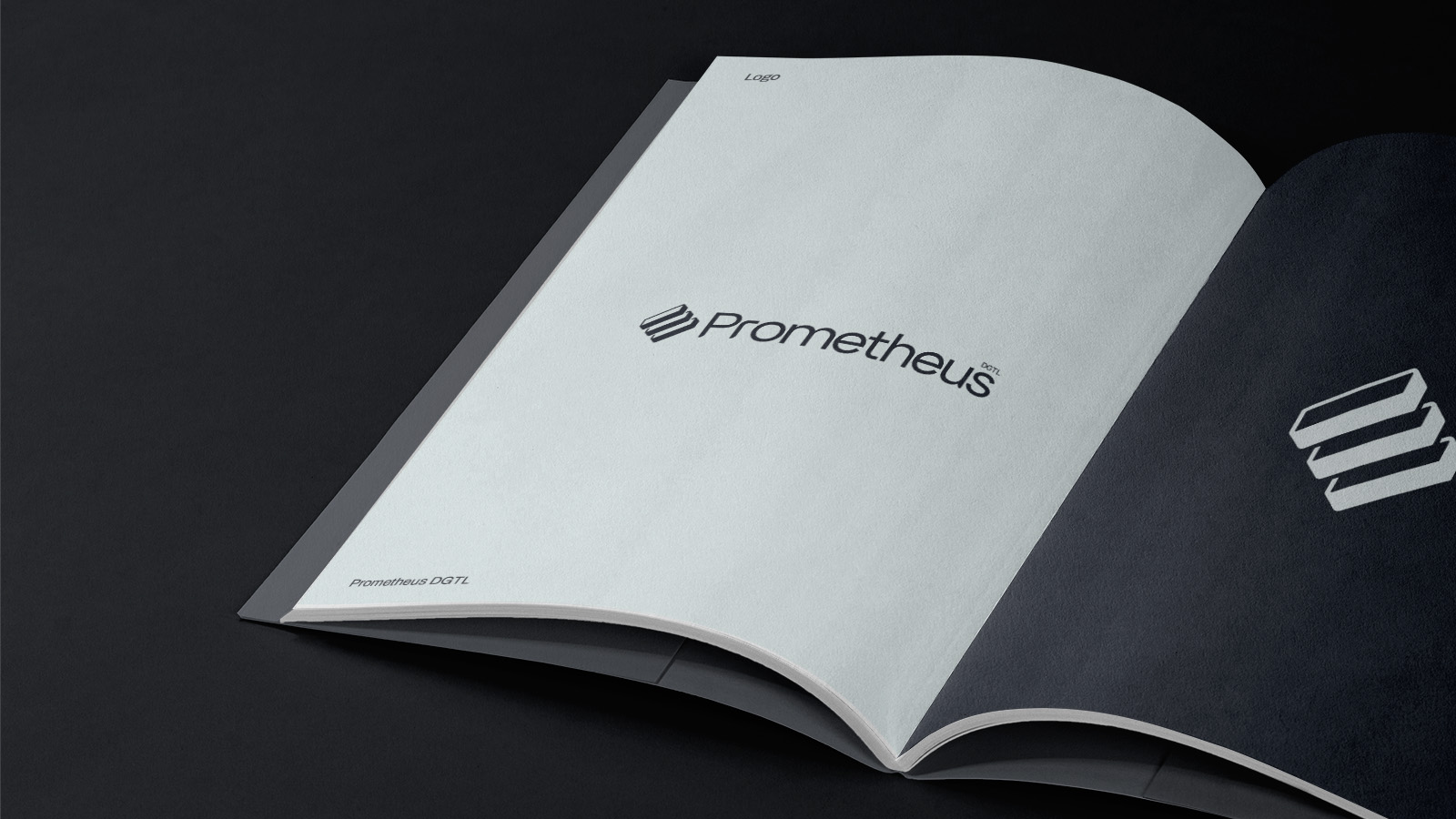Cover showing a mockup of a billboard with Prometheus DGTL's logo on it