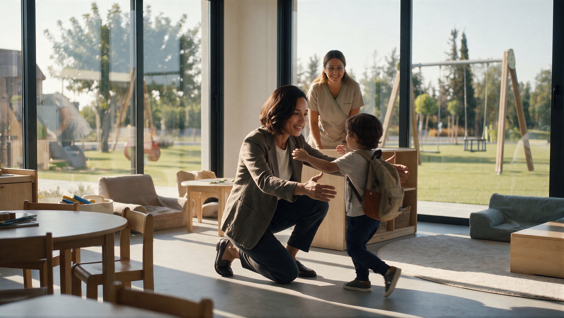Campaign film scene, Silicon Park daycare