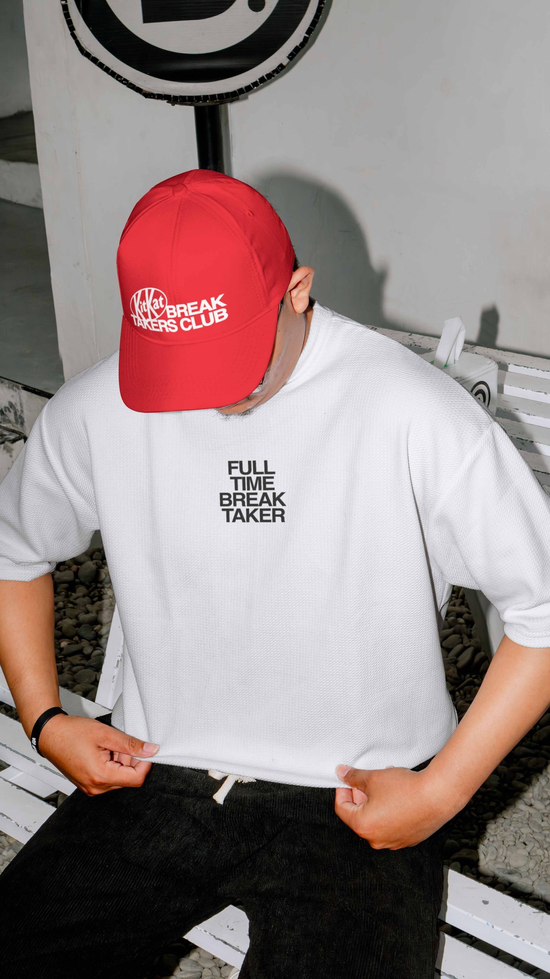 Break Takers Club cap and Full Time Break Taker tee