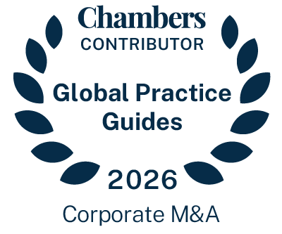 Chambers Contributor badge for 2025 Corporate M&A Global Practice Guides.