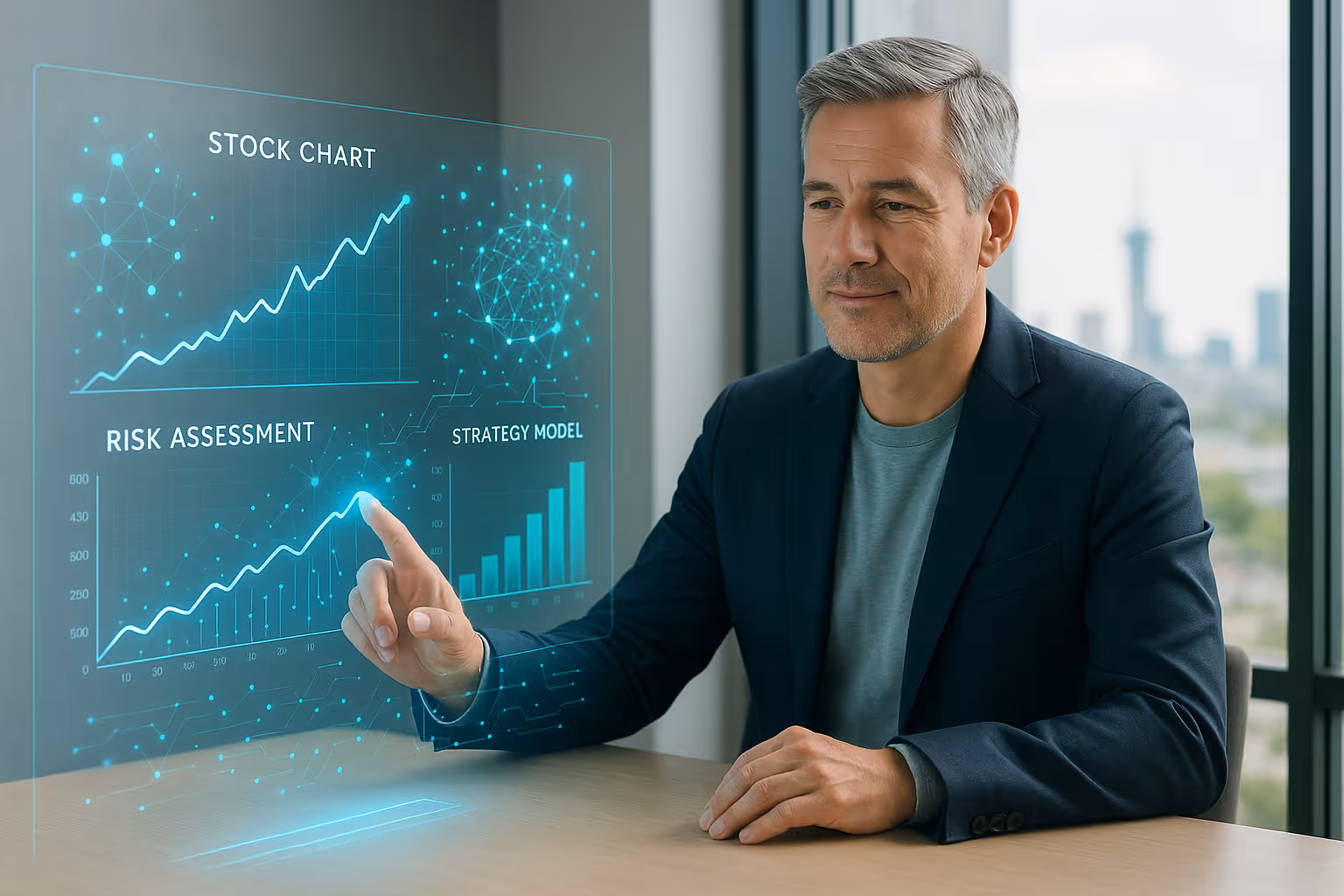 Financial advisor, integrating AI into financial strategies.