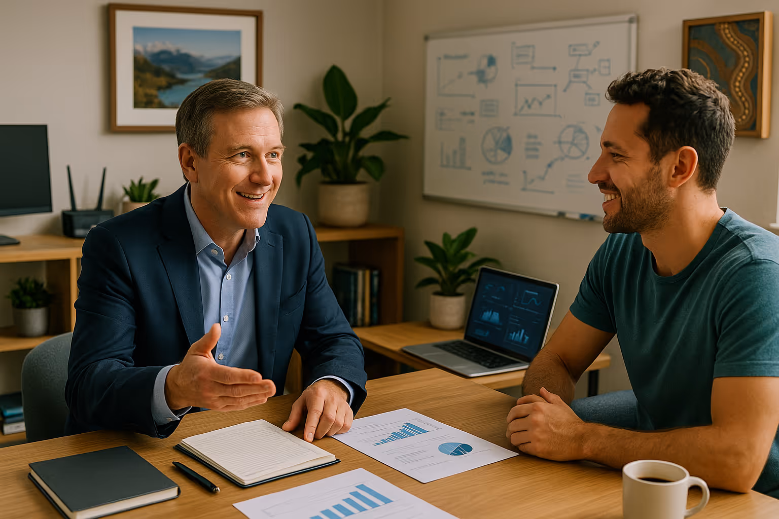 Financial advisor, integrating AI into financial strategies.