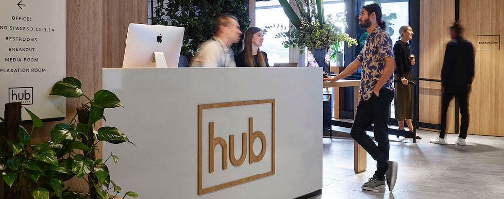 Hub Australia coworking space — Cars on Demand workspace partner Corporate limousine services — executive transportation partnership Hub Australia B Corp certification — shared values workspace Premium workspace solutions — business chauffeur services Australian coworking excellence — corporate transportation services Great Place to Work certified — executive car services Flexible workspace solutions — luxury business transportation