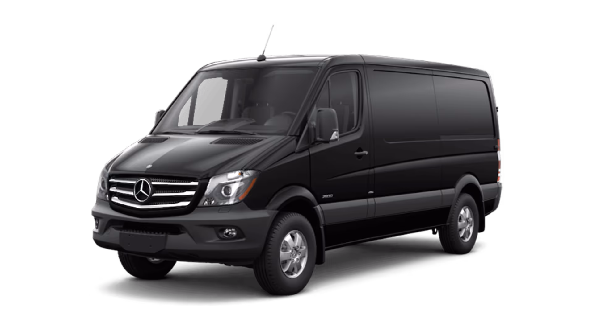 Black Mercedes-Benz Sprinter minibus used by Cars on Demand for group airport transfers in Sydney and across NSW