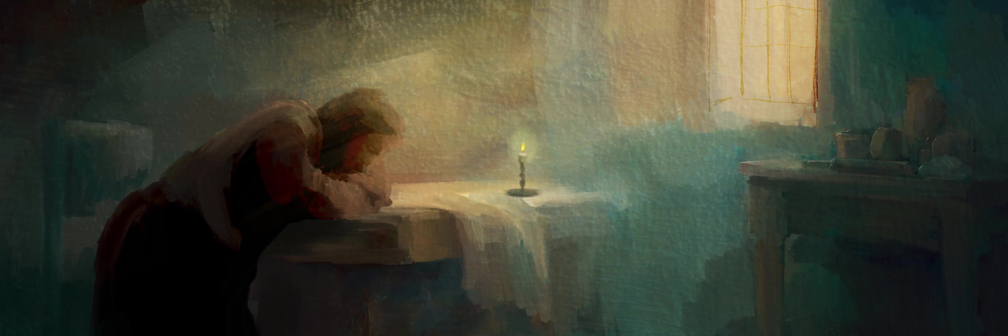 Joseph at a workbench
