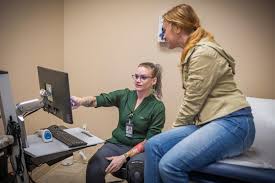 image of healthcare professional using ai software