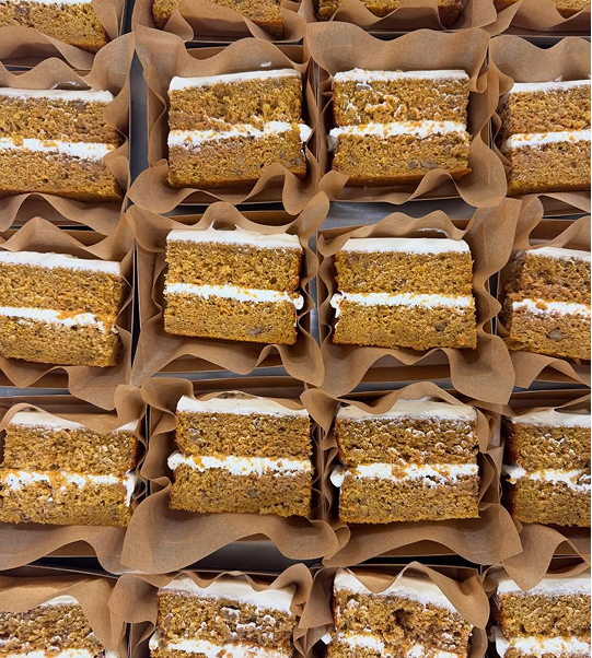 Slices of cake