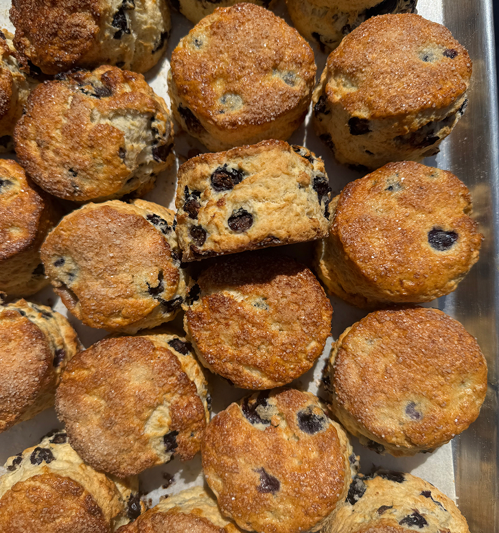 Blueberry scones