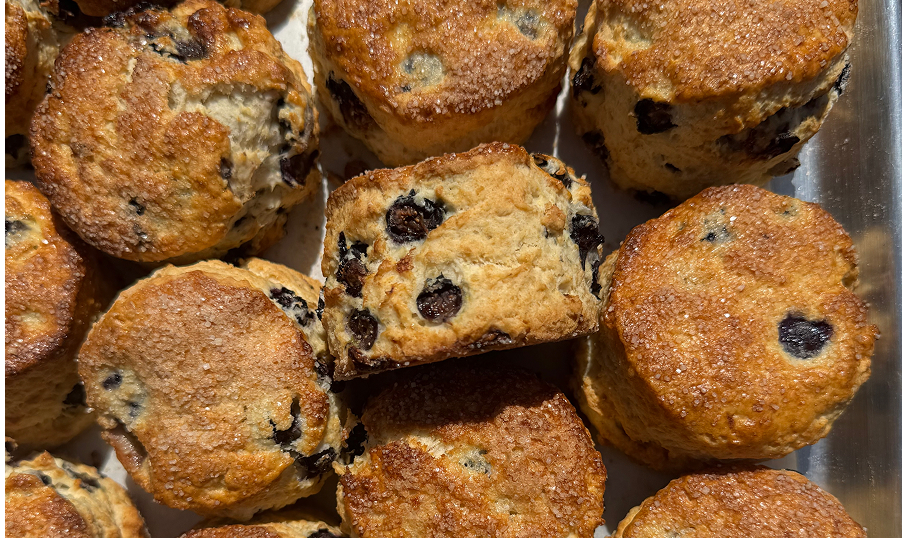 Blueberry scones