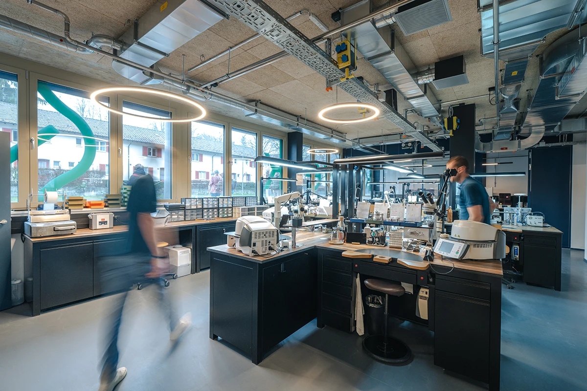 Das Labor von Kauwerk in Zürich