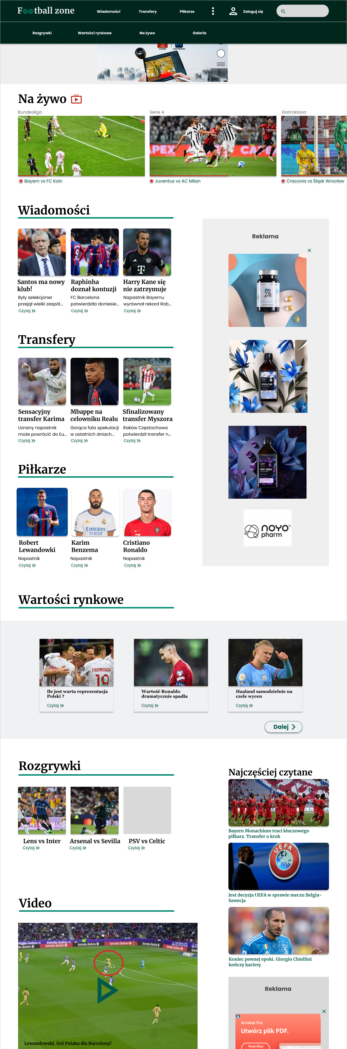 zdjęcie strony www serwisu