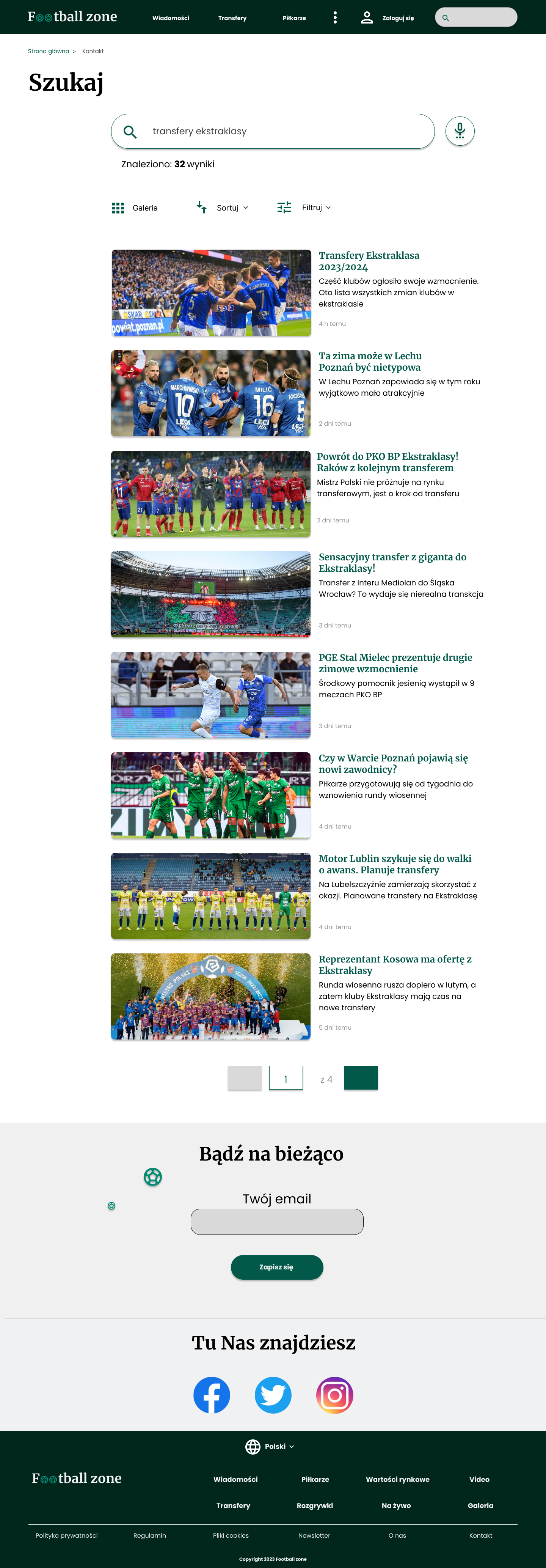 zdjęcie strony www serwisu