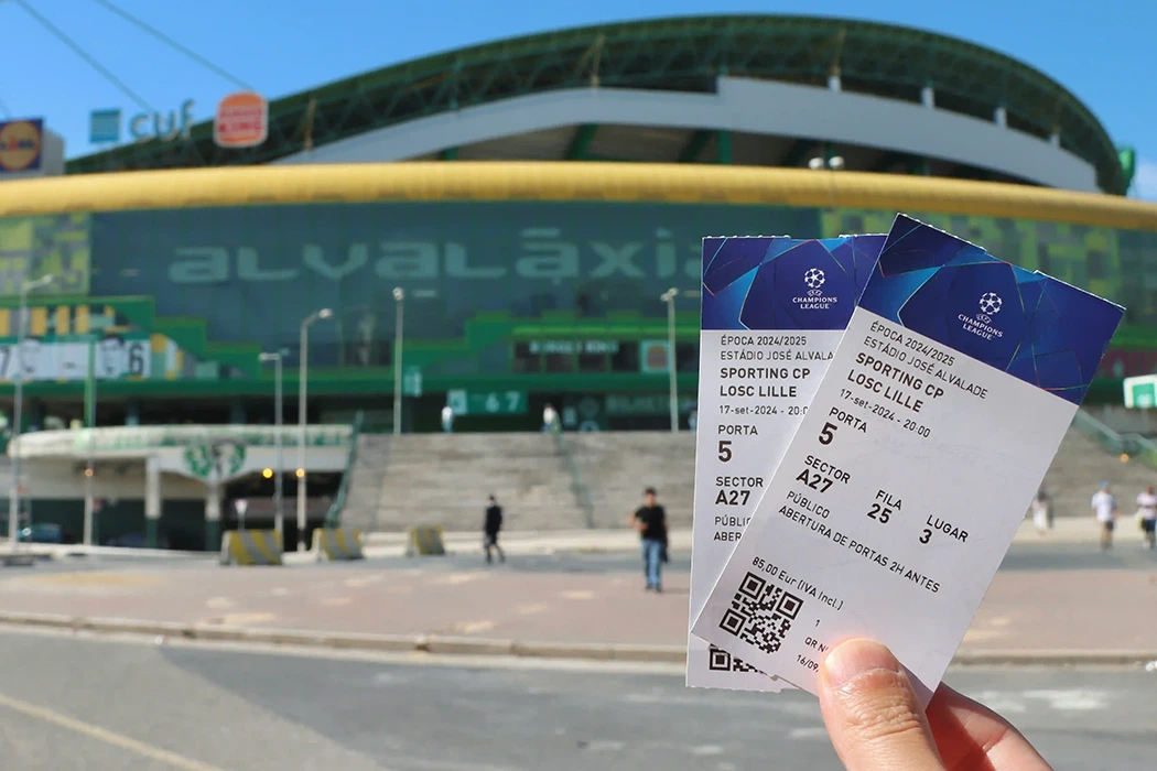 Stade au portugal avec ticket de Ligue des Champions