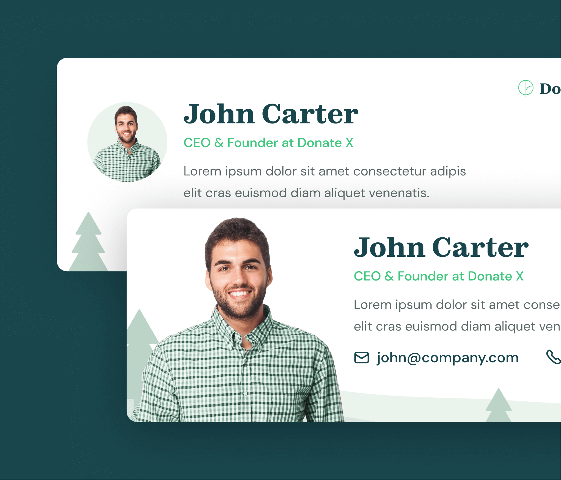 Donate X - Email Signature - Charity & Nonprofit Webflow Template
