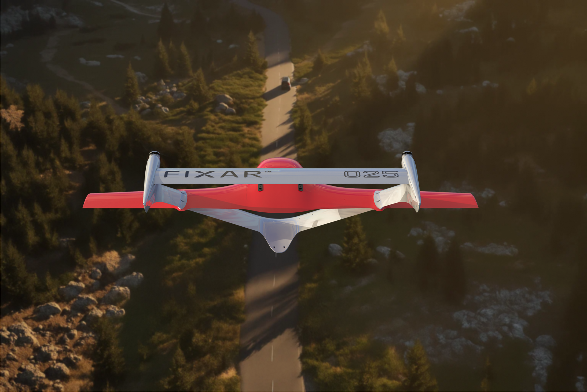 FIXAR 025 UAV performing long-distance high-altitude mission