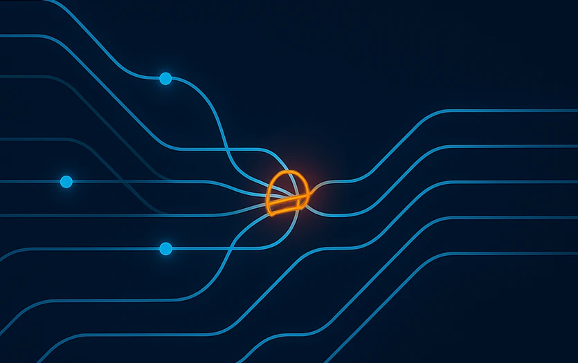 Tangled data pipelines that end up in musical notation.
