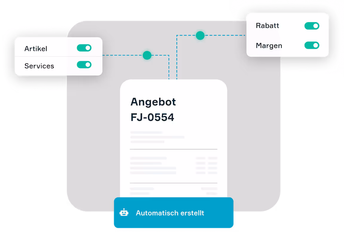 Angebot automatisch befüllen
