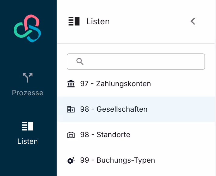 Mehrmandantenfähig - Liste der Gesellschaften