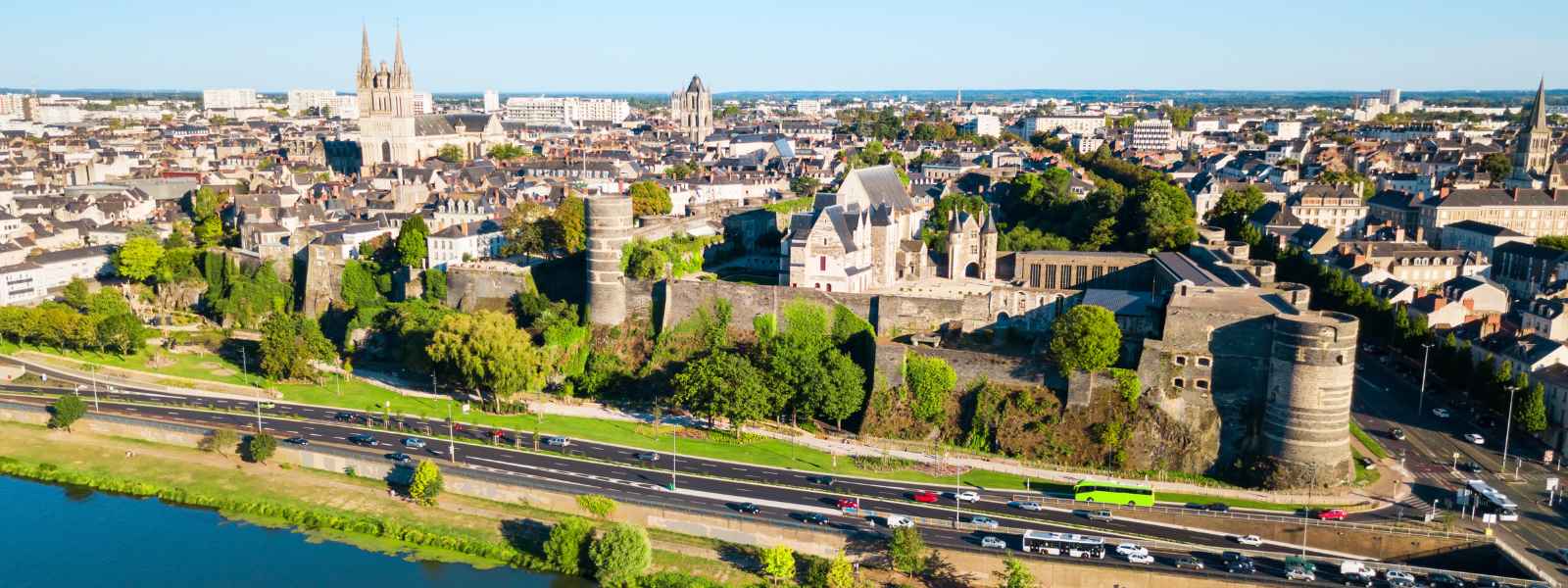 Angers vue aérienne