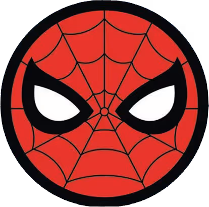 spiderman head logo